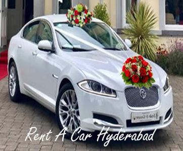 Jaguar XF, wedding car rental, luxury car for rent in hyderabad